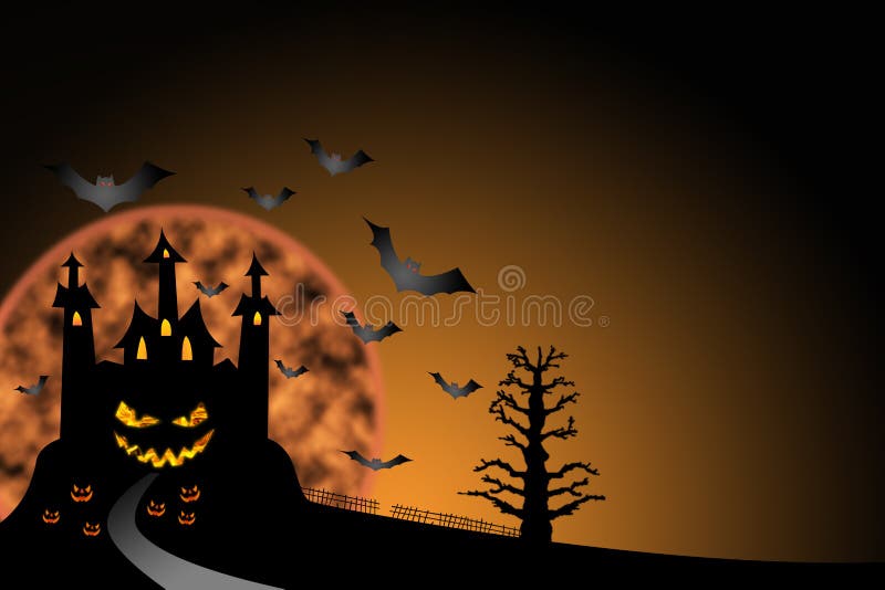 Halloween castle