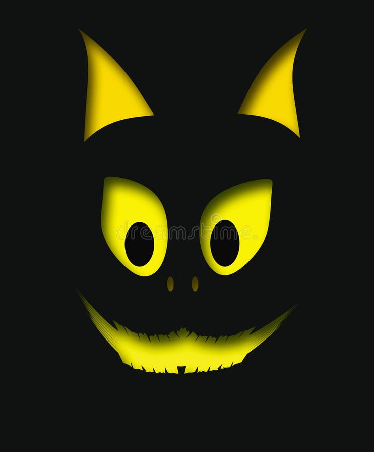 Halloween cat cutout