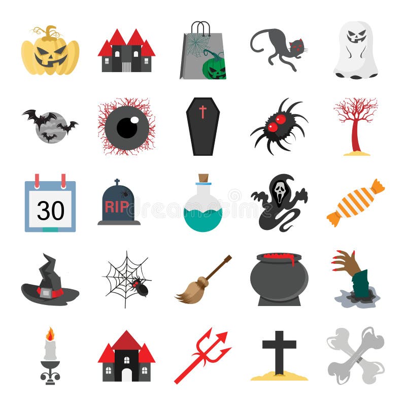 Halloween Color Isolated Vector icon which can be easily edit or modifiedHalloween Color Isolated Vector icon which can be easily vector illustration