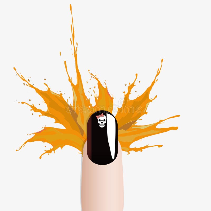 Download Fashion Colours Nail Polish Splash Stock Vector ...
