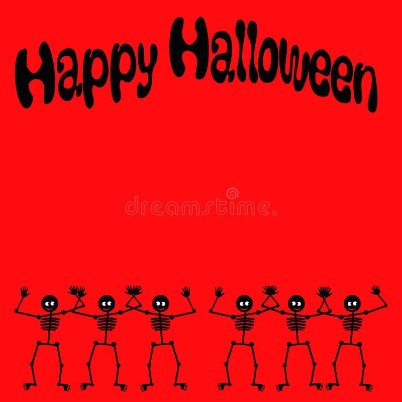 Halloween dancing skeleton
