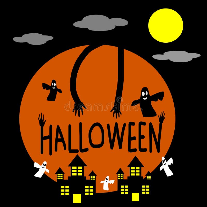 Halloween day illustration stock illustration. Illustration of graphic