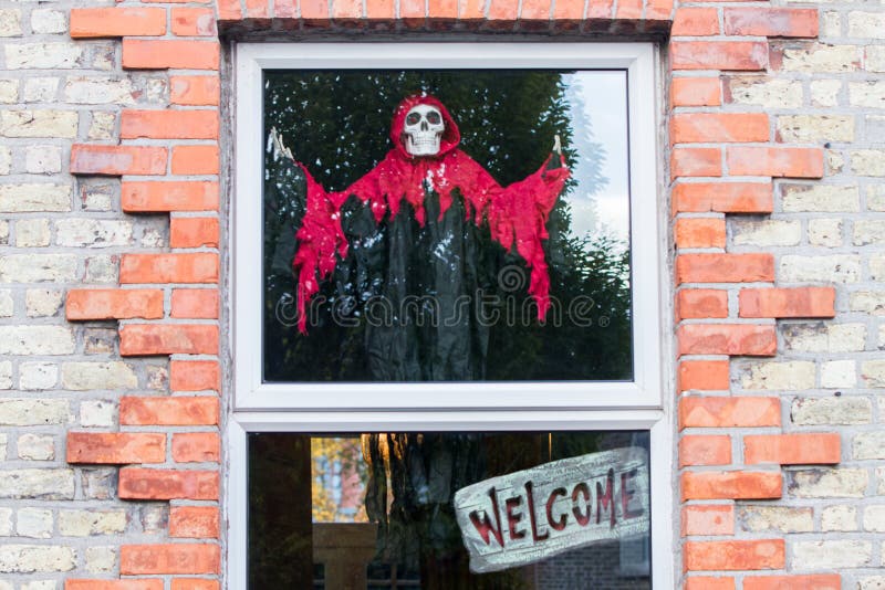 Halloween Decorations in Dublin, Ireland Editorial Image Image of