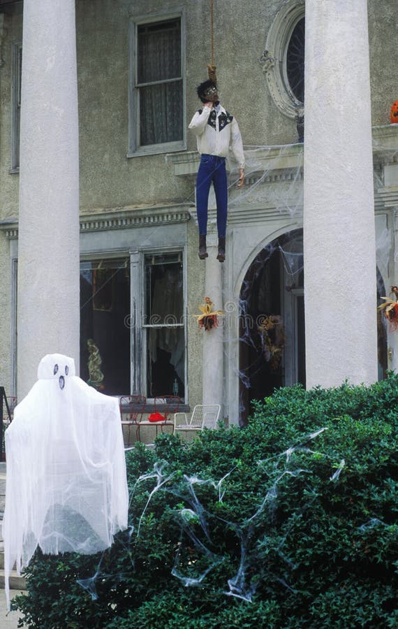 Halloween Decorations, Macon, Georgia royalty free stock image Halloween Decorations, Macon, Georgia royalty free stock image