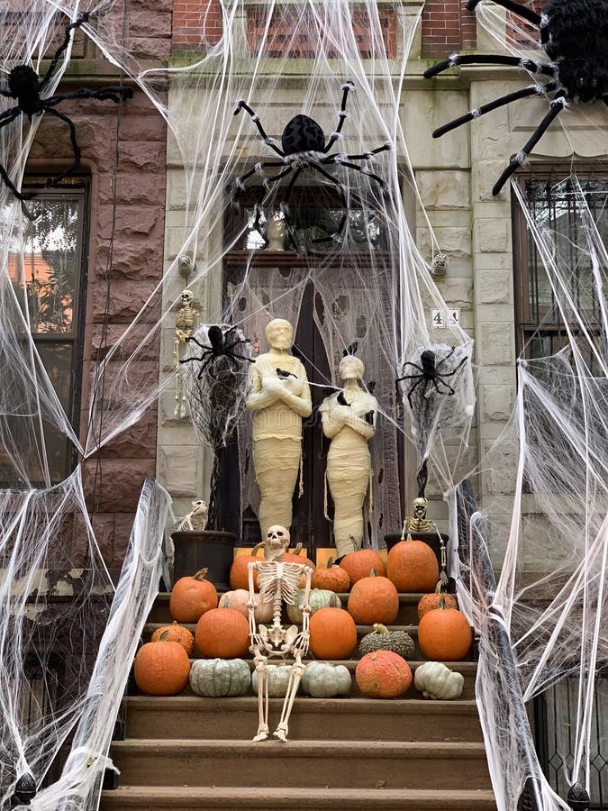  Halloween  Decorations  Manhattan NYC  USA Editorial 