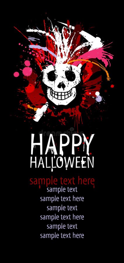 Download Halloween feliz. ilustração do vetor. Ilustração de morte - 26514776