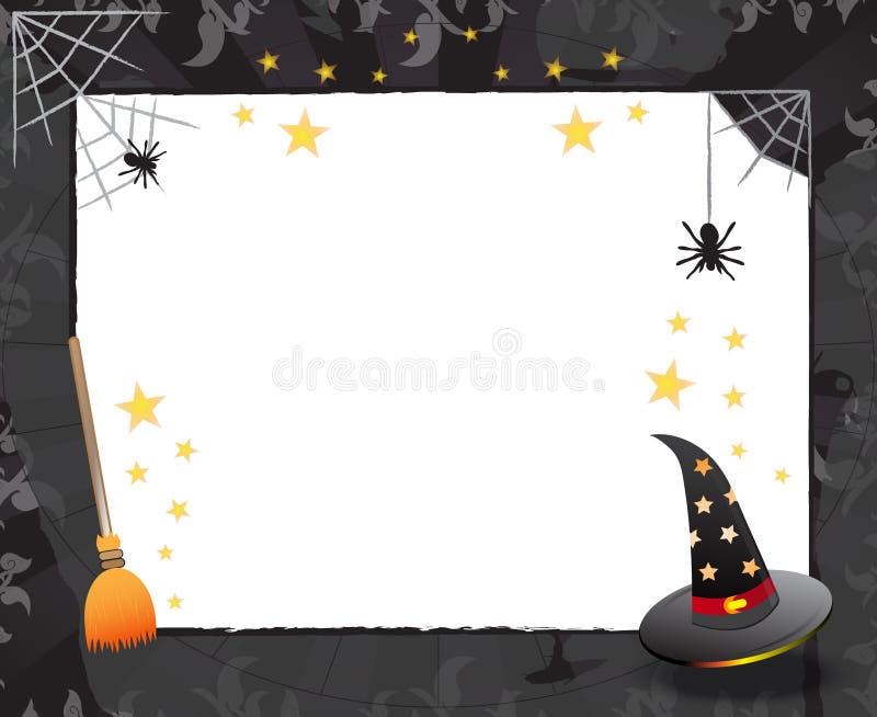 Halloween frame design