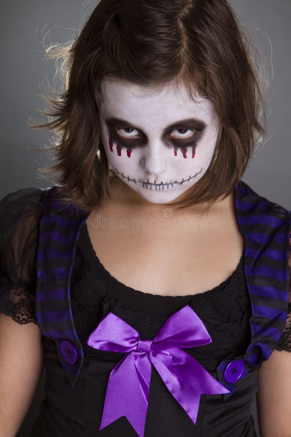 Girl stock photo. Image of beauty, portrait, happy, halloween - 23702024