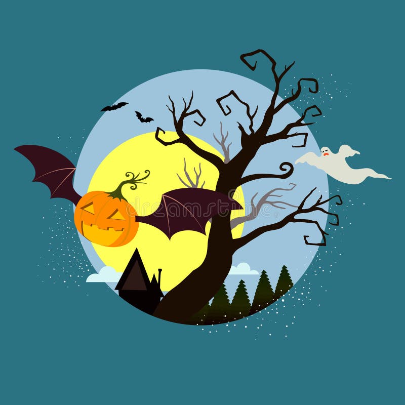 Halloween graphic design, illustration vector illustration Halloween graphic design, illustration vector illustration