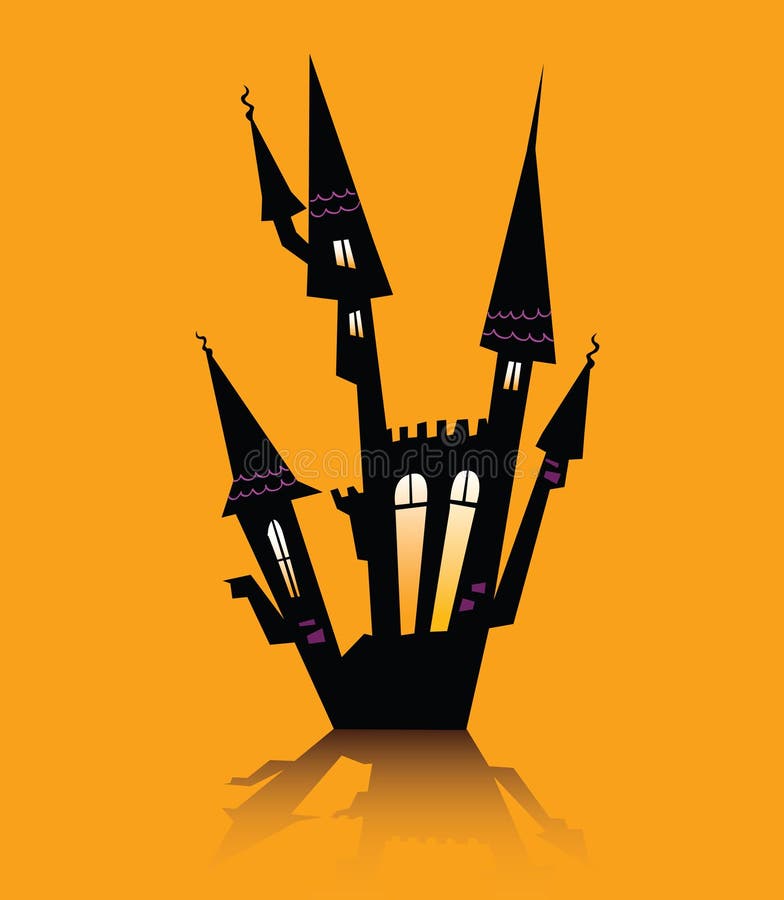 Download Halloween haunted house stock vector. Illustration of evil ...