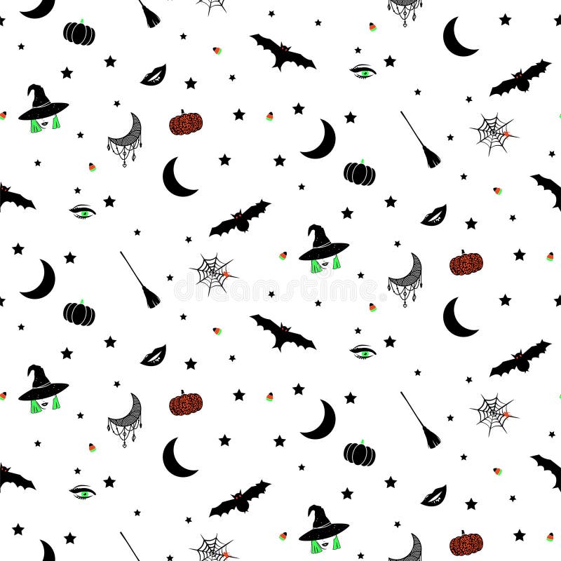 Download Cute Witchy Various Illustration Wallpaper  Wallpaperscom