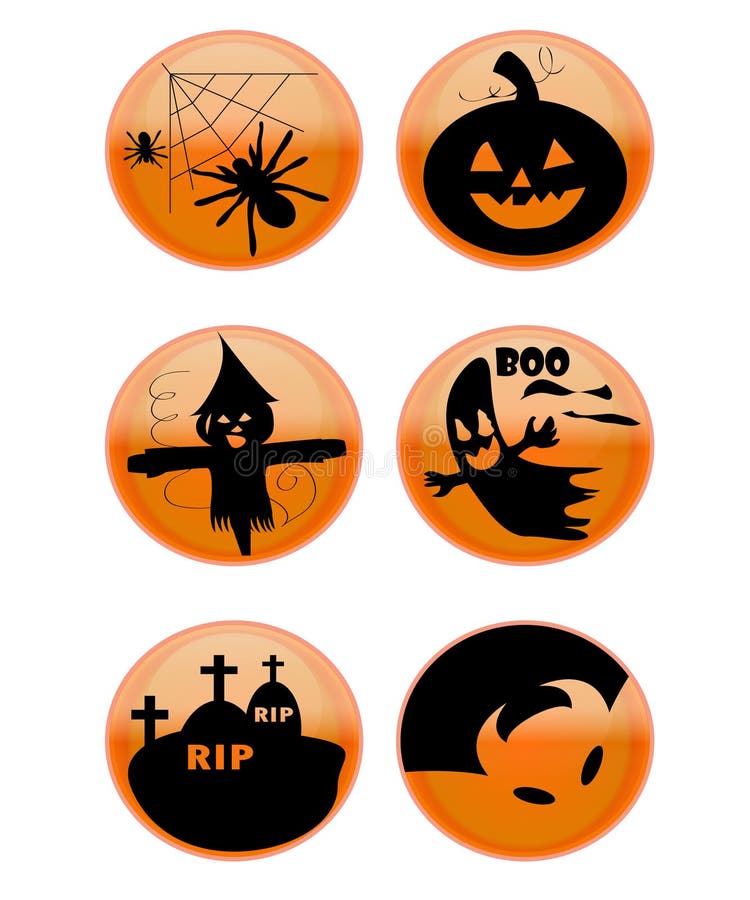 halloween ikony ilustracji halloween ikony ilustracji