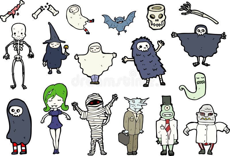 Halloween illustrations