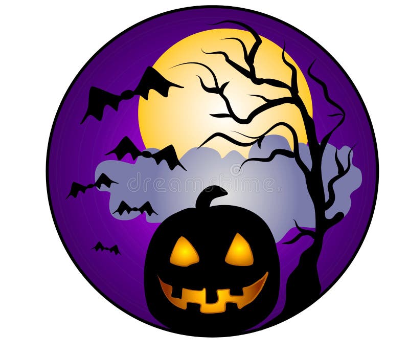 Halloween-Kürbis-Klipp-Kunst lizenzfreie abbildung Halloween-Kürbis-Klipp-Kunst lizenzfreie abbildung