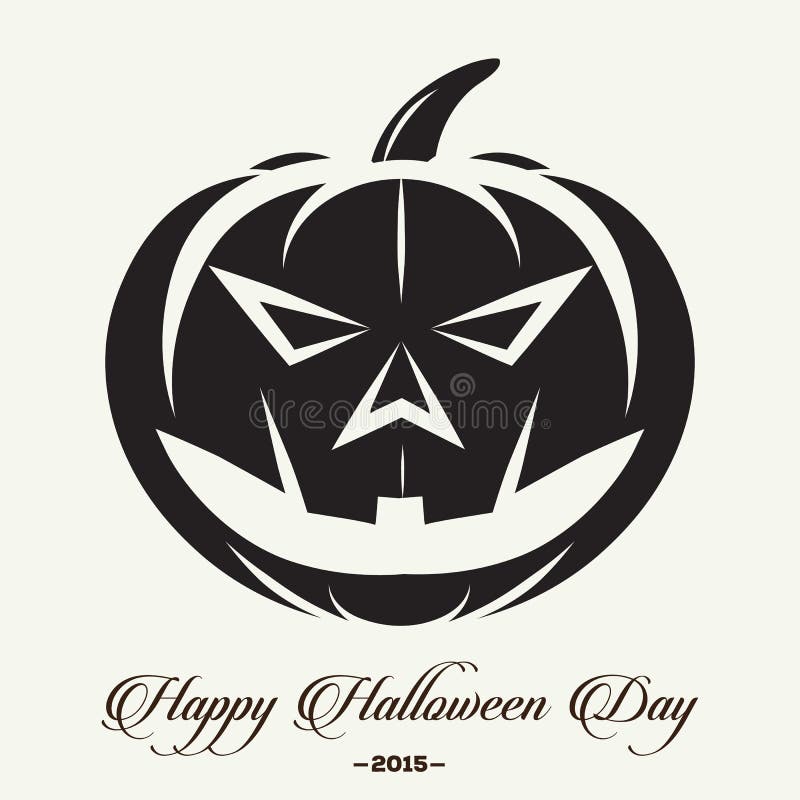 Halloween-Logo stock abbildung. Illustration von zeichen - 60445380