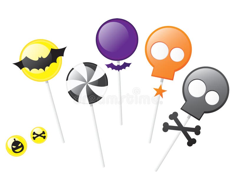 Halloween lollipops