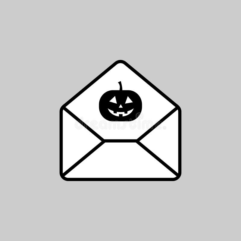 Halloween mail icon stock vector. Illustration of download 100824552