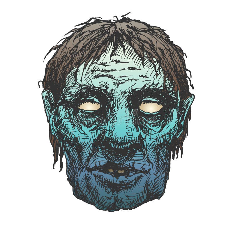Download Halloween Monster Mask Drawing Stock Illustration ...