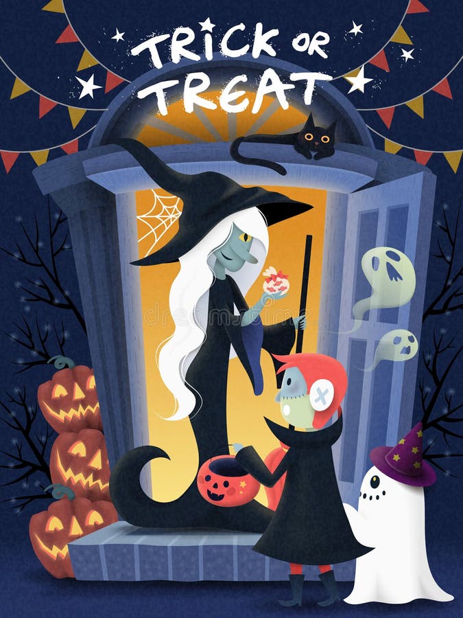 Halloween-Plakat-Design lizenzfreie abbildung Halloween-Plakat-Design lizenzfreie abbildung