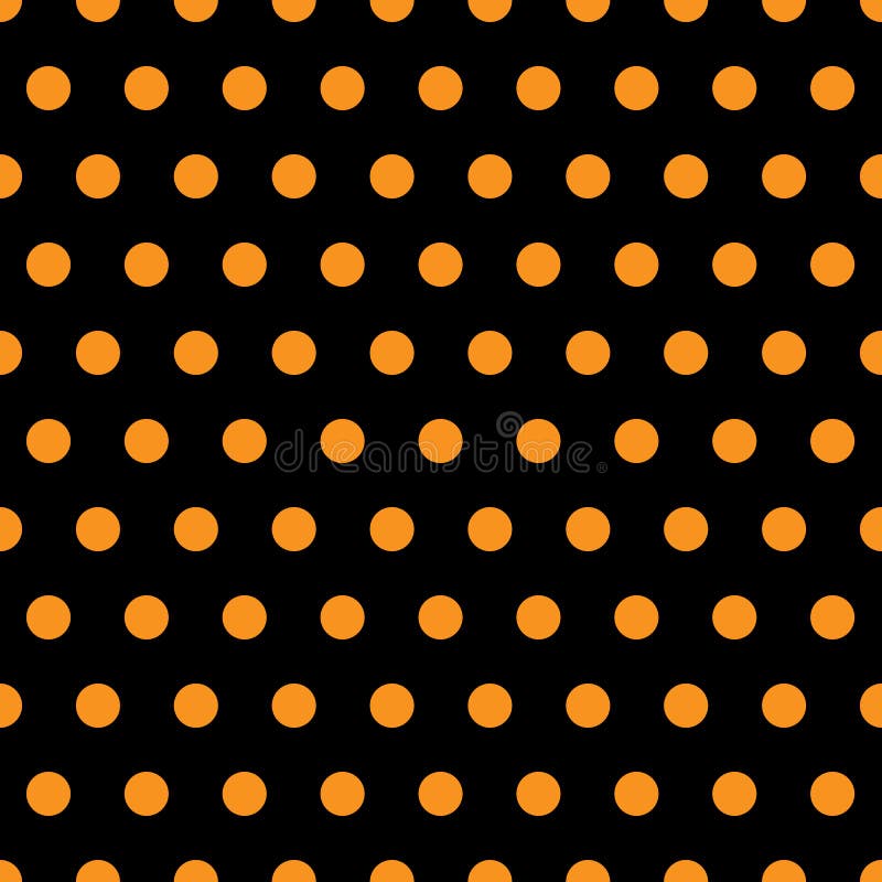 Halloween-Polka-Punkte vektor abbildung Halloween-Polka-Punkte vektor abbildung
