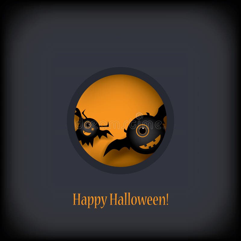 Halloween przyjęcia zaproszenie z uroczymi potworami ilustracji Halloween przyjęcia zaproszenie z uroczymi potworami ilustracji