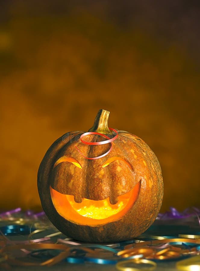 Calabaza en fiesta ánimo.