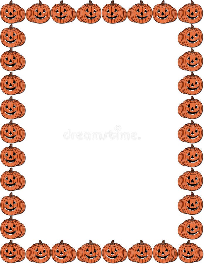halloween borders for word