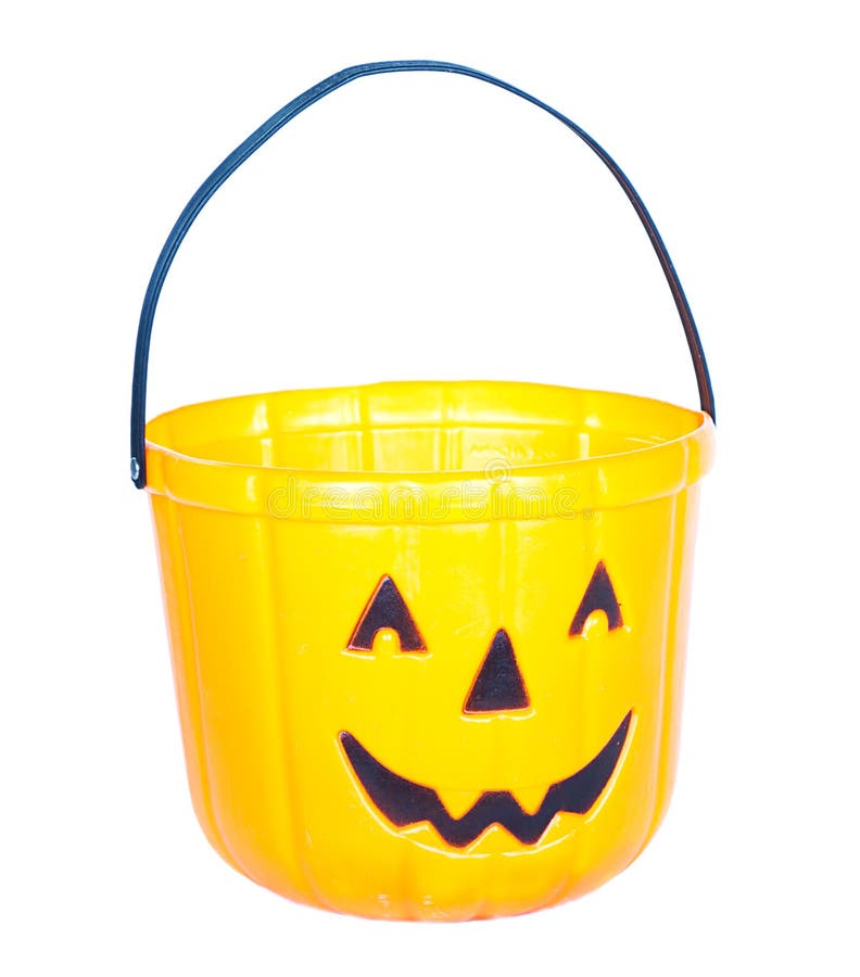Halloween pumpkin bucket stock photo. Image of pail, seasonal 27275492
