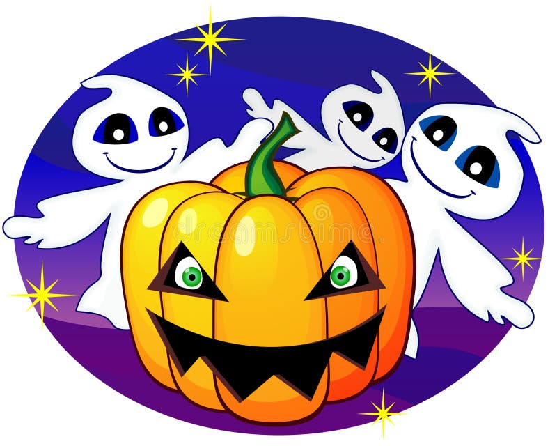 Halloween Stickers Patches Badges Cute Pumpkin Ghosts Kids And