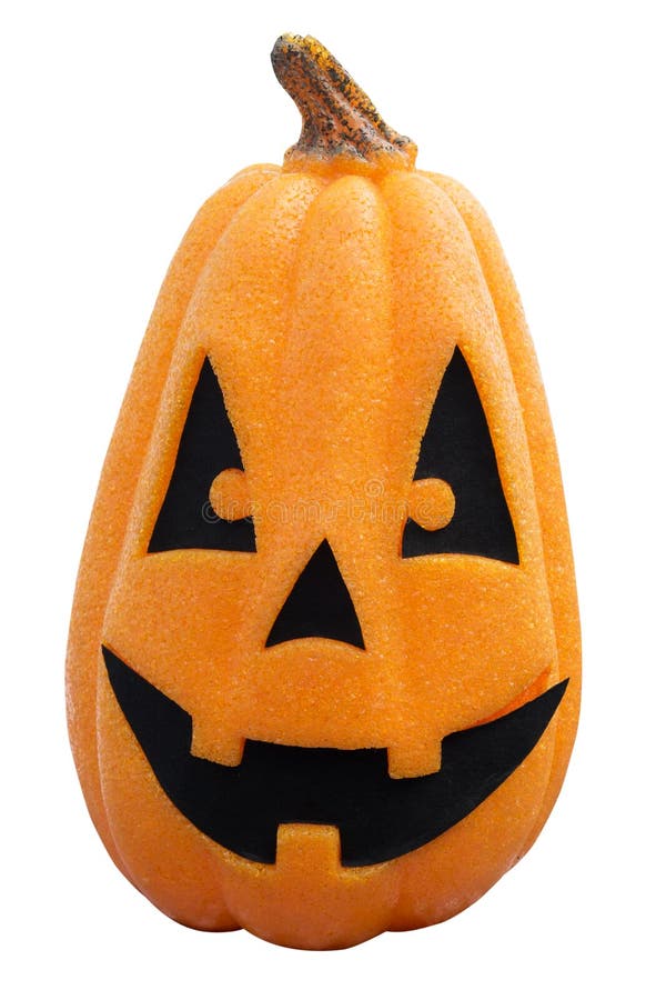 Halloween Pumpkin , Scary Jack O Lantern, Isolated on White Wit Stock ...