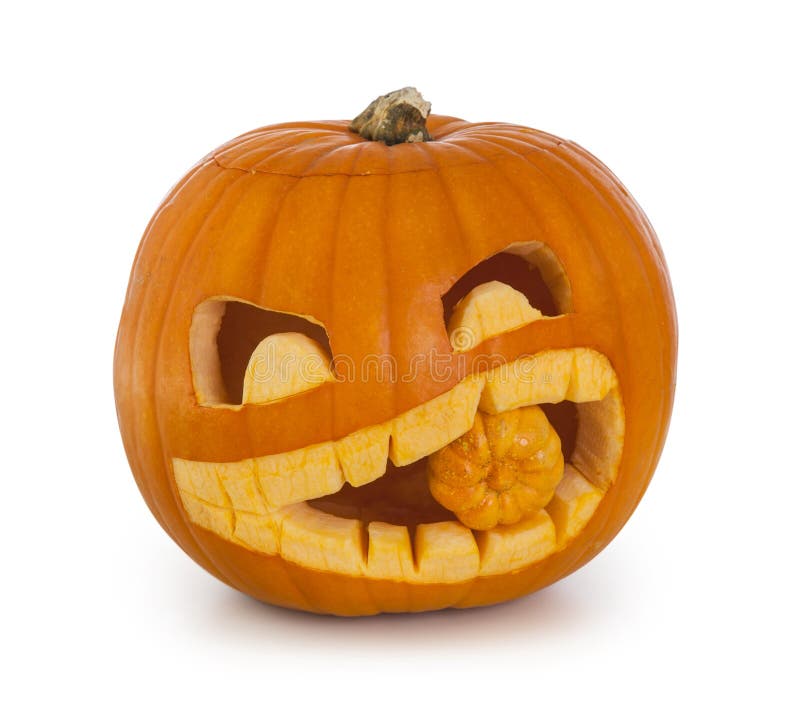 Halloween pumpkins royalty free stock image
