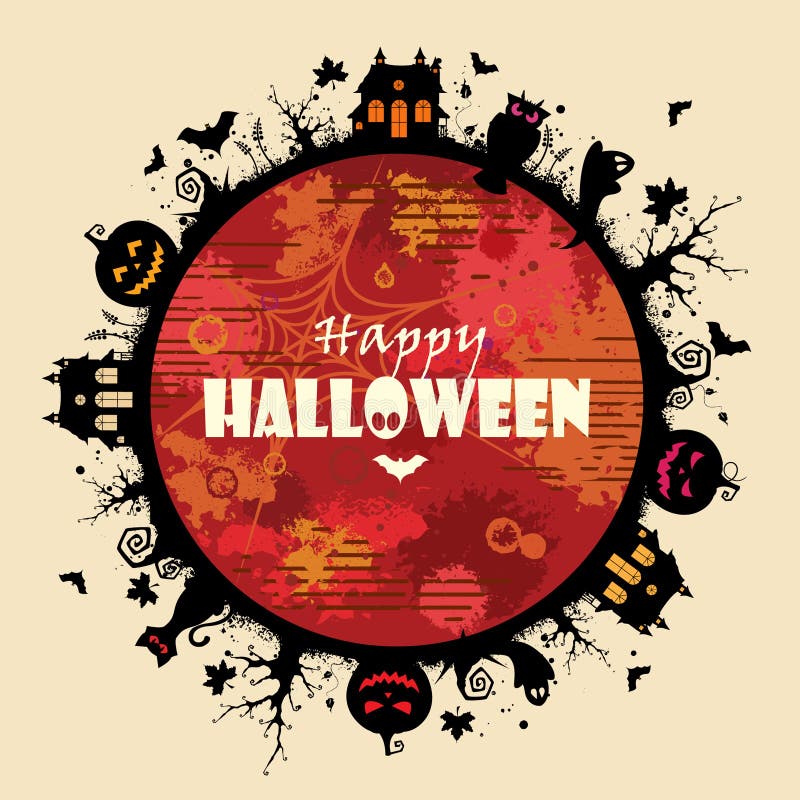 Halloween Rama ilustracja wektor Halloween Rama ilustracja wektor