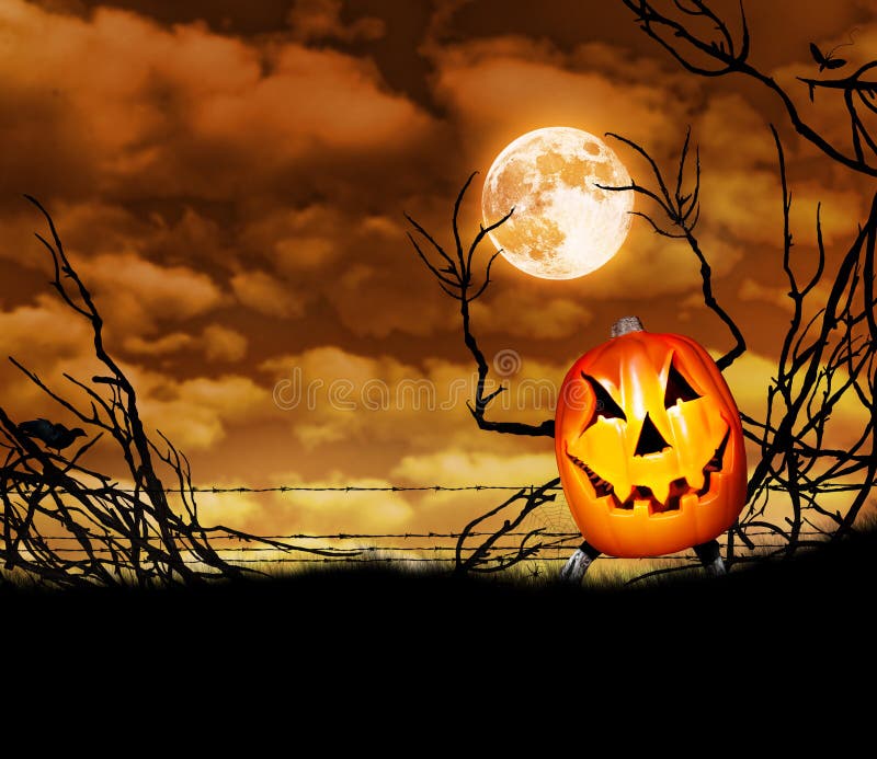 Halloween rzeźbiąca pączuszku royalty ilustracja Halloween rzeźbiąca pączuszku royalty ilustracja