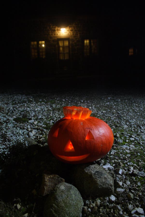 Halloween scene stock image. Image of nature, party, black 12113137