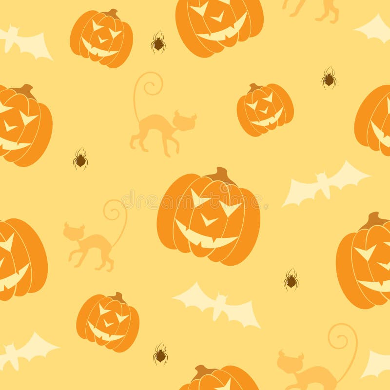 Halloween seamless background