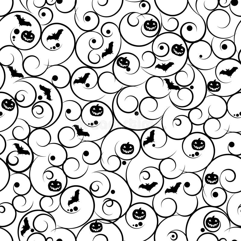 Download Halloween Seamless Pattern Background Vector Stock Vector ...