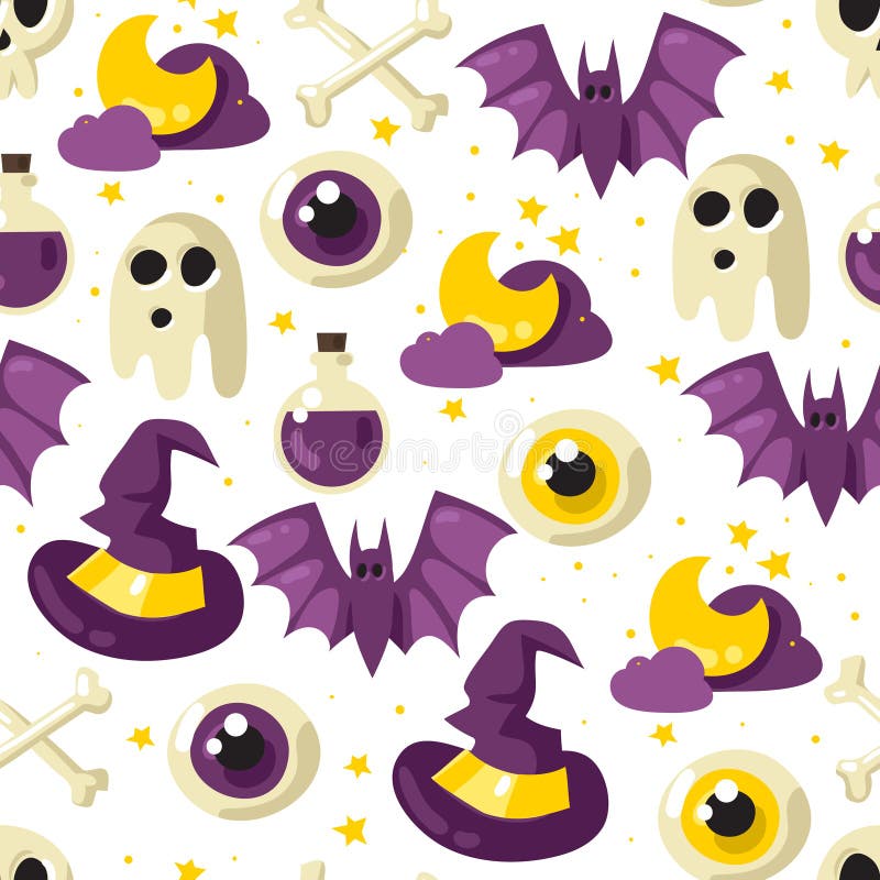 Halloween seamless pattern