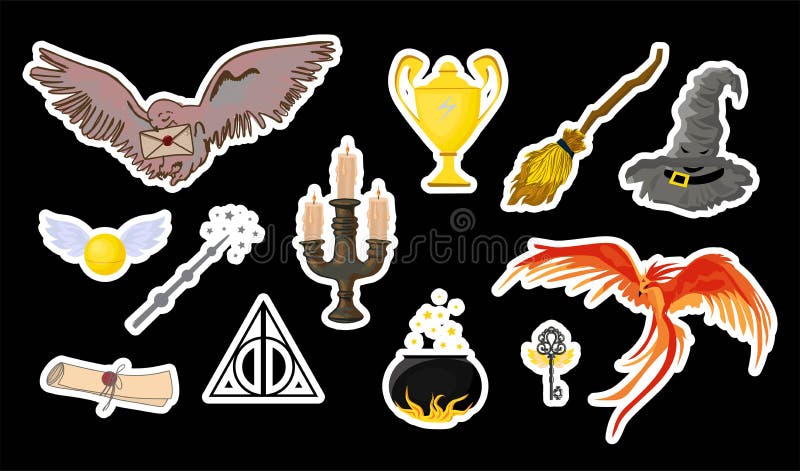 Harry Potter Stickers Stock Illustrations – 34 Harry Potter Stickers Stock  Illustrations, Vectors & Clipart - Dreamstime