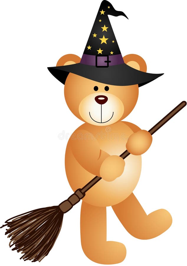 Halloween Keksdose Keramik Brauner Bär | Hexenhut Mit Spinnennetz Design