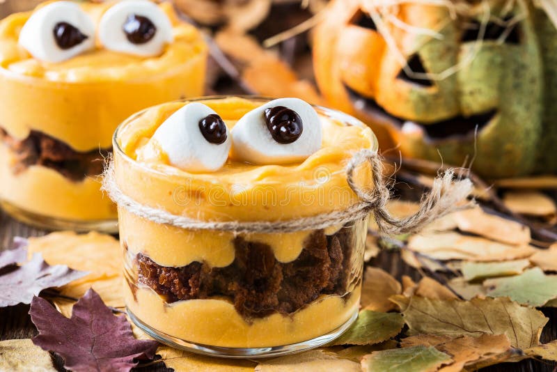 Halloween Treats, Little Monster Dessert Stock Photo Image: 44486394 Halloween Treats, Little Monster Dessert Stock Photo Image: 44486394