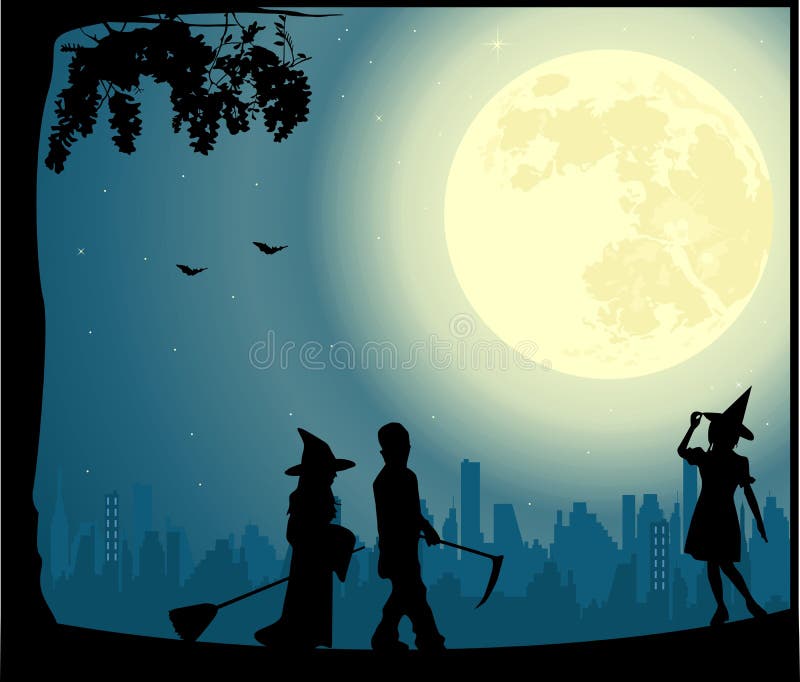 Halloween vector illustration stock illustration
