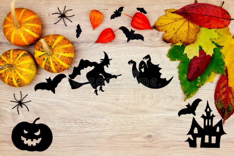 Halloweenowa wakacyjna dekoracja fotografia stock Halloweenowa wakacyjna dekoracja fotografia stock
