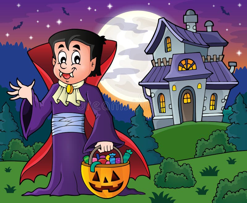Halloweenowy wampira tematu wizerunek 9 ilustracji Halloweenowy wampira tematu wizerunek 9 ilustracji