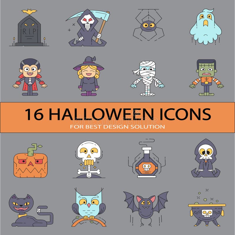 Halloween Flat Icons Big Set! Ideal for planner stickers, printable stickers party decorations, cards, banners, printing for scrapbooking, accessories, birthdays, textile, design, printable party decorations, cupcake toppers, embroidery and much more!. Halloween Flat Icons Big Set! Ideal for planner stickers, printable stickers party decorations, cards, banners, printing for scrapbooking, accessories, birthdays, textile, design, printable party decorations, cupcake toppers, embroidery and much more!