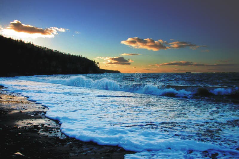 Halls Harbor Nova Scotia Shoreline royalty free stock photo Halls Harbor Nova Scotia Shoreline royalty free stock photo