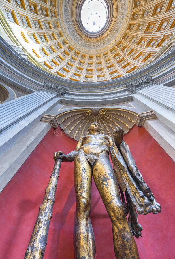 Impressive Statue at the Exposition of Vatican Museums Editorial Image Image of ancient