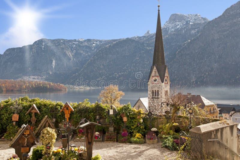 Hallstatt, Österreich lizenzfreie stockfotos Hallstatt, Österreich lizenzfreie stockfotos