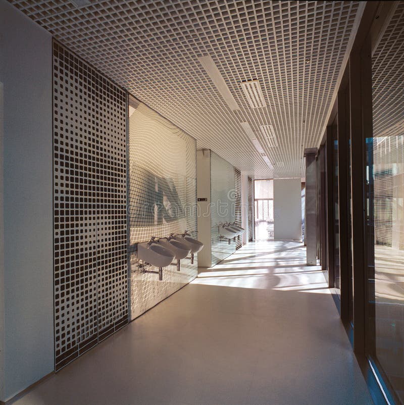 Hallway in Modern Office Building Stock Photo Image of business