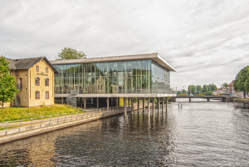 Halmstad University Library Stock Image Image of beautiful, city