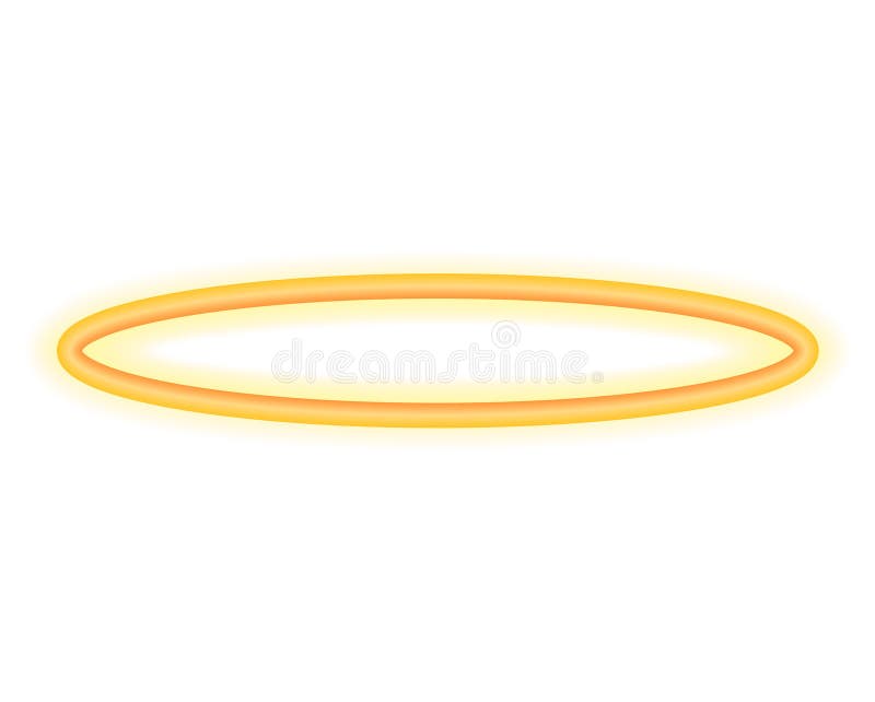 The Golden Halo Angel Ring. Isolated Vector - Stock Illustration [62662801]  - PIXTA